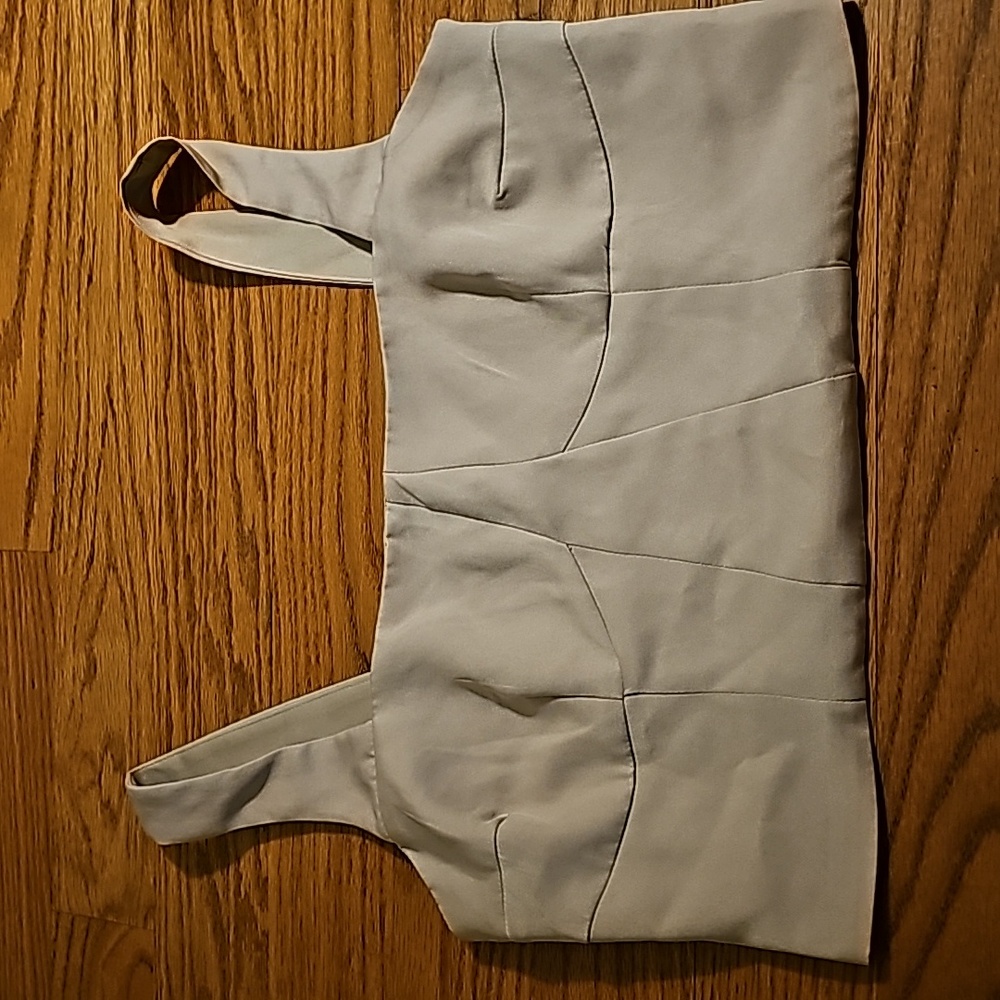 Beige crop top